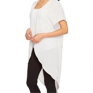 Lucy perforated shrug wrap top